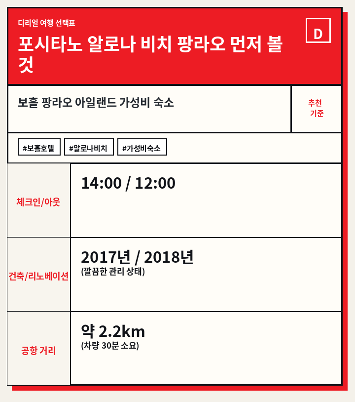 포시타노 알로나 비치 팡라오 먼저 볼 것
