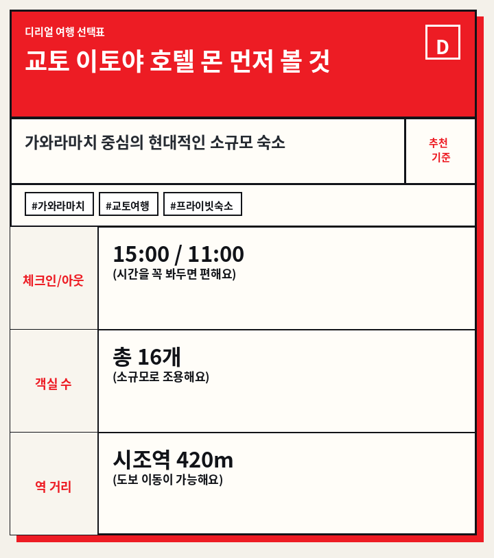 교토 이토야 호텔 몬 먼저 볼 것