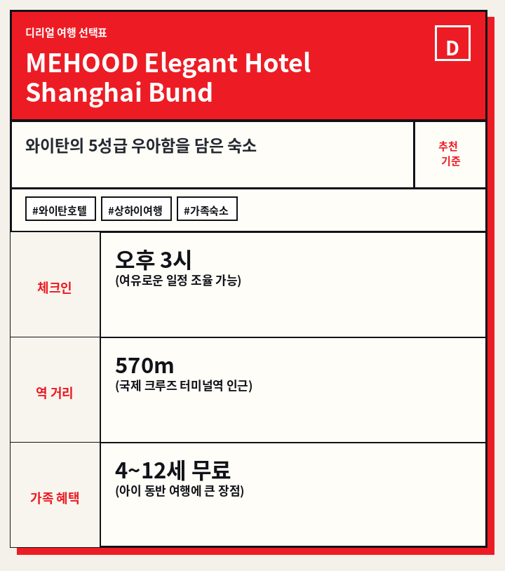 MEHOOD Elegant Hotel Shanghai Bund