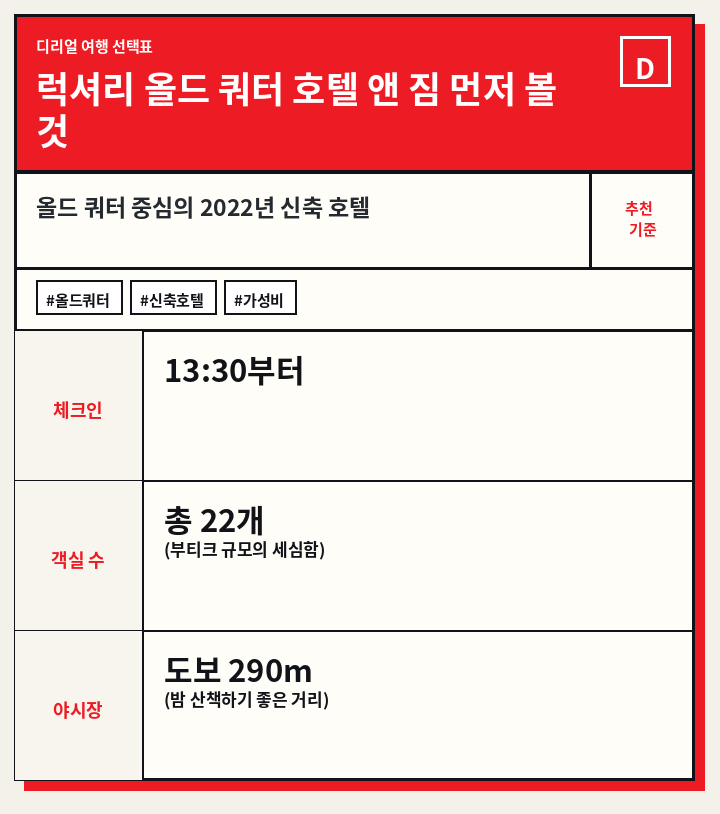 럭셔리 올드 쿼터 호텔 앤 짐 먼저 볼 것