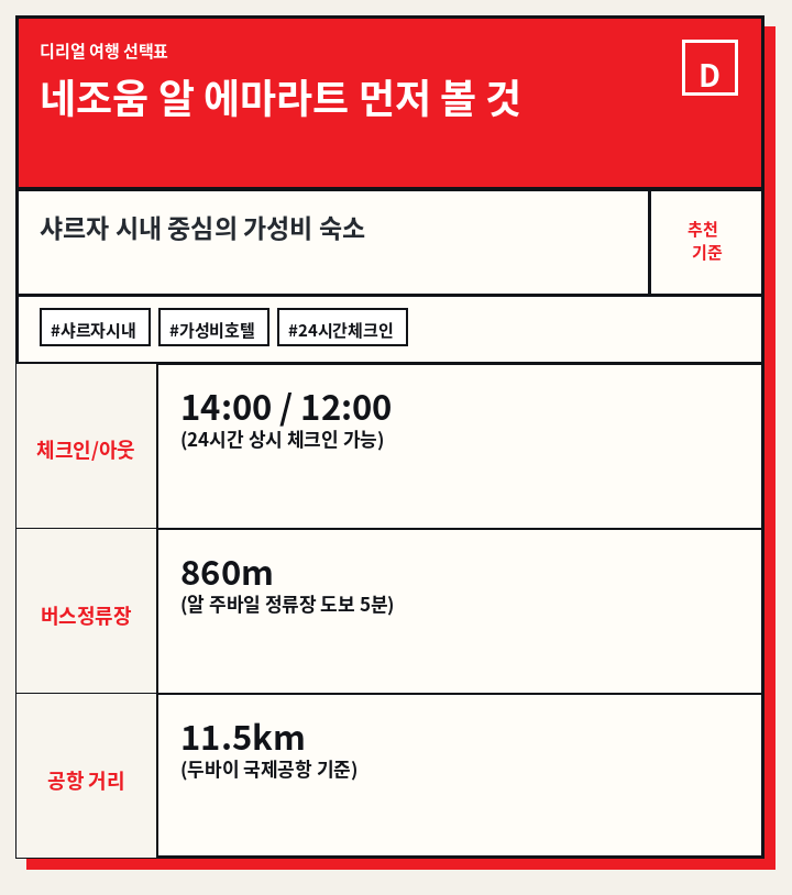 네조움 알 에마라트 먼저 볼 것